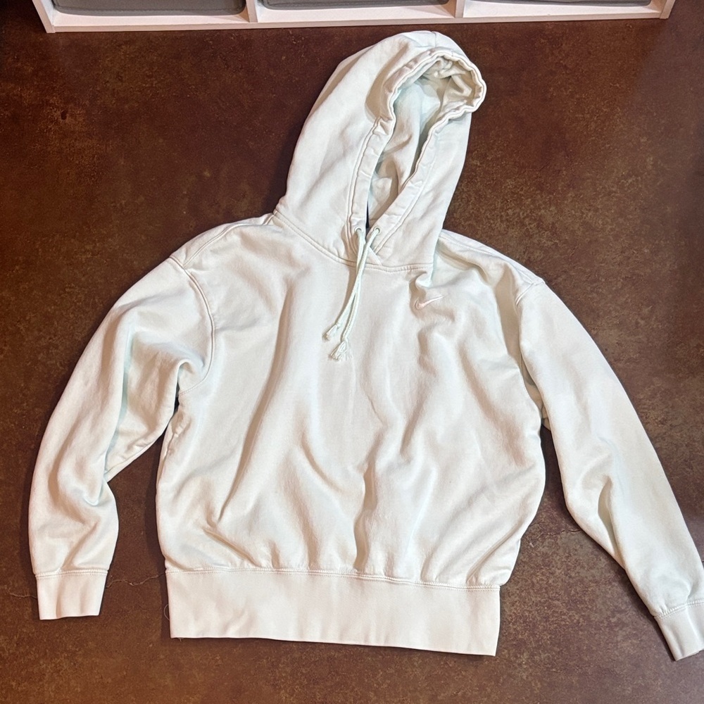 Nike Women's light teal Hoodie size xs​